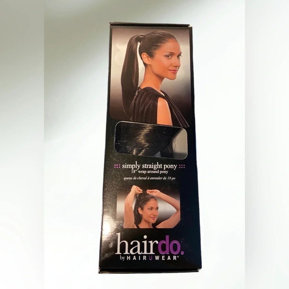 Hairdo Simply Straight 18” Wrap Around Pony R4 Midnight Brown/Dark Brown #13H004